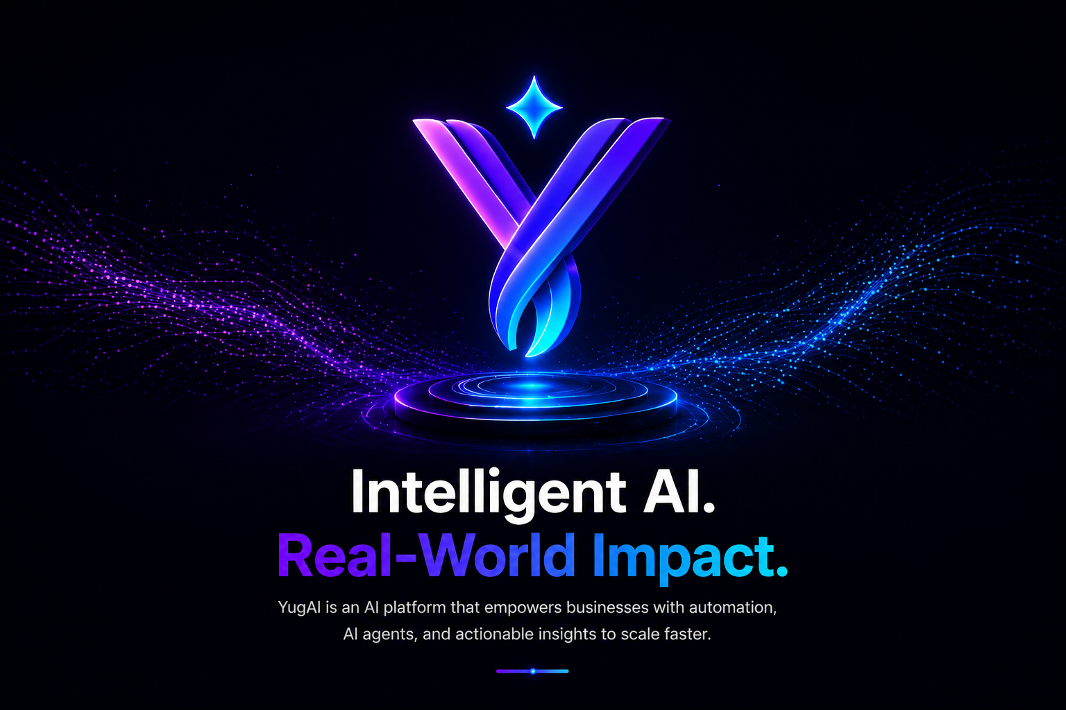 YugAI AI Chatbot and Voicebot platform dashboard for US small businesses